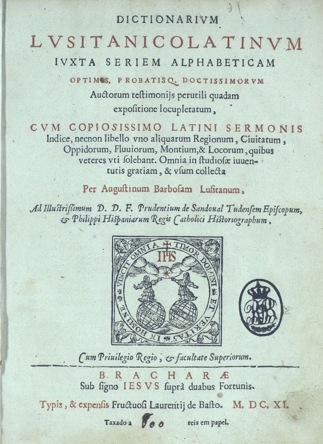 Dictionarium lusitanico latinum (1611)