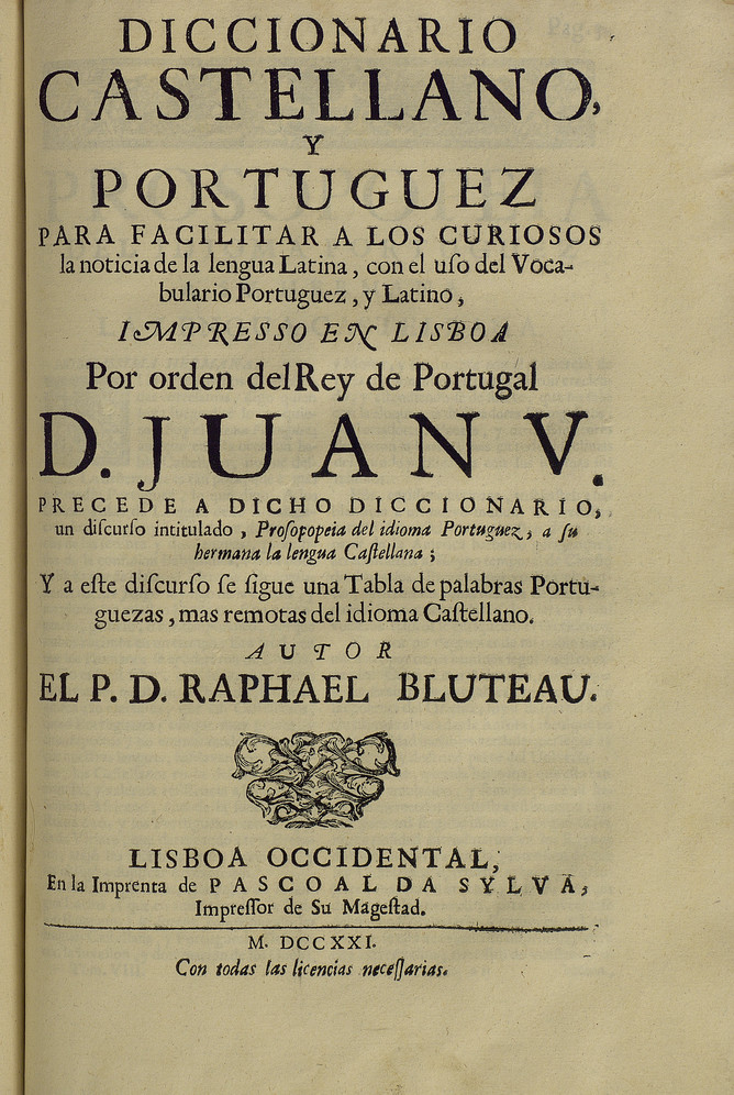 Diccionario Castellano (1712)