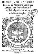 De monetis (1569, aliás 1561)